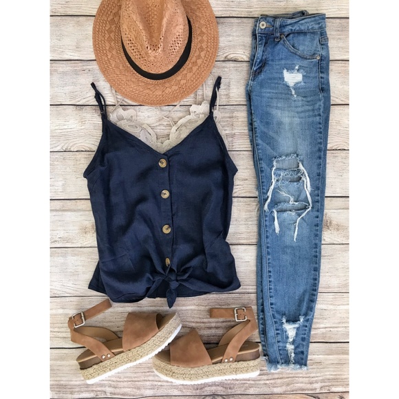 Size 6.5 Espadrille Wedge Sandals, Tan - Picture 7 of 9